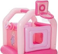 roze springkasteel