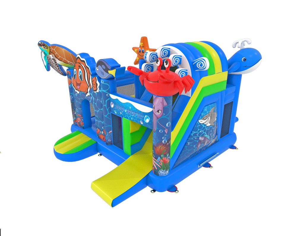 springkasteel onderwaterwereld