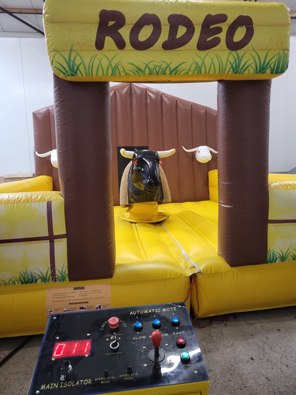 springkasteel rodeostier