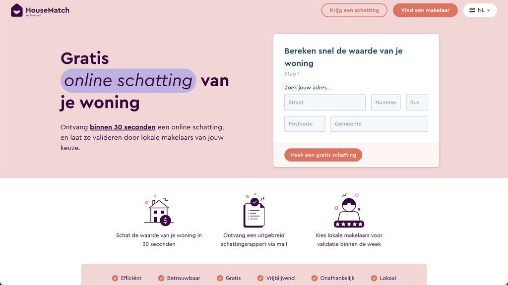 gratis schatting huis online